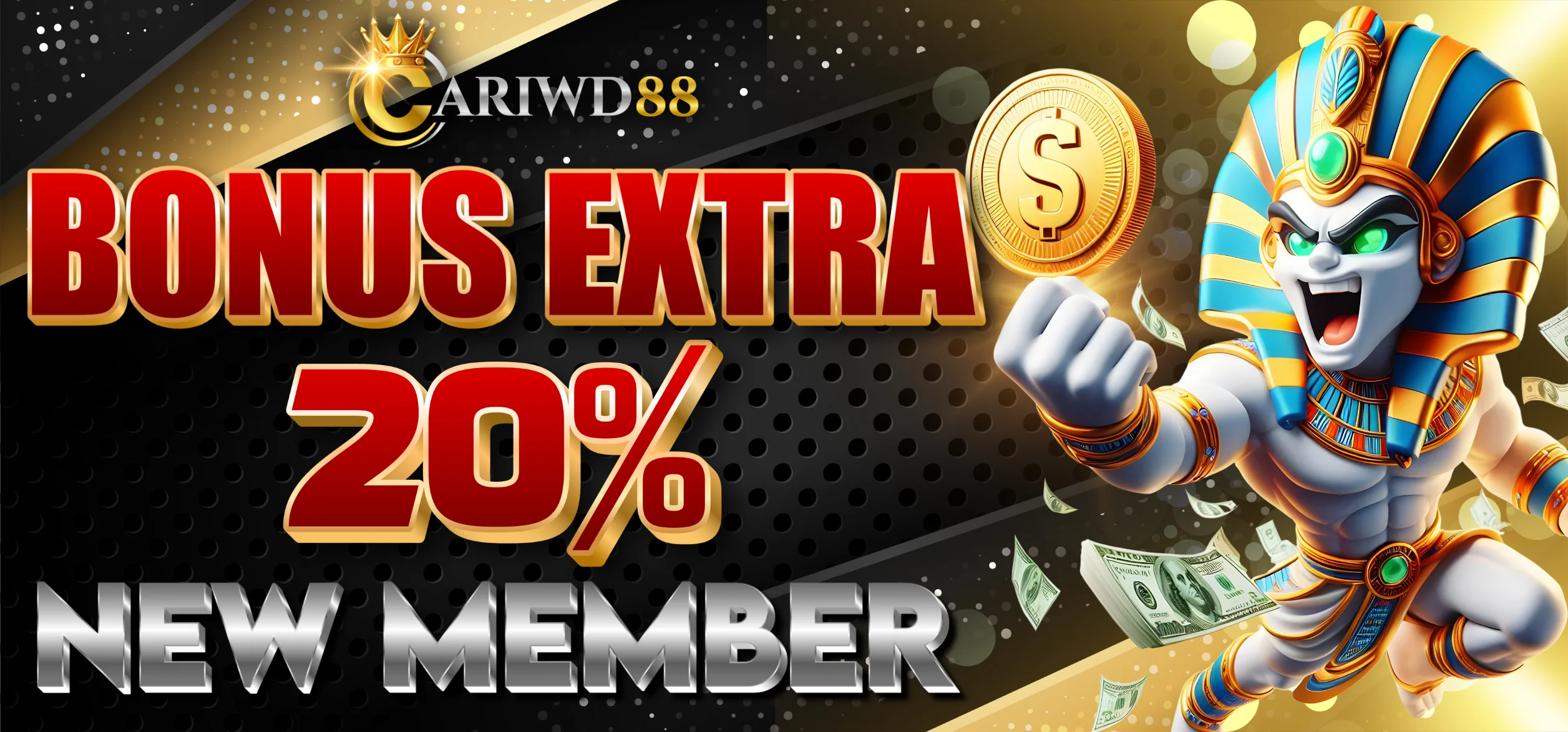 Bonus Extra Member Baru 20%